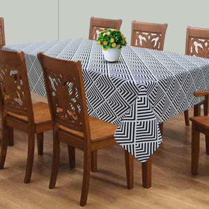 Cotton Diamond Check 8 Seater Table Cloths Pack Of 1 freeshipping - Airwill