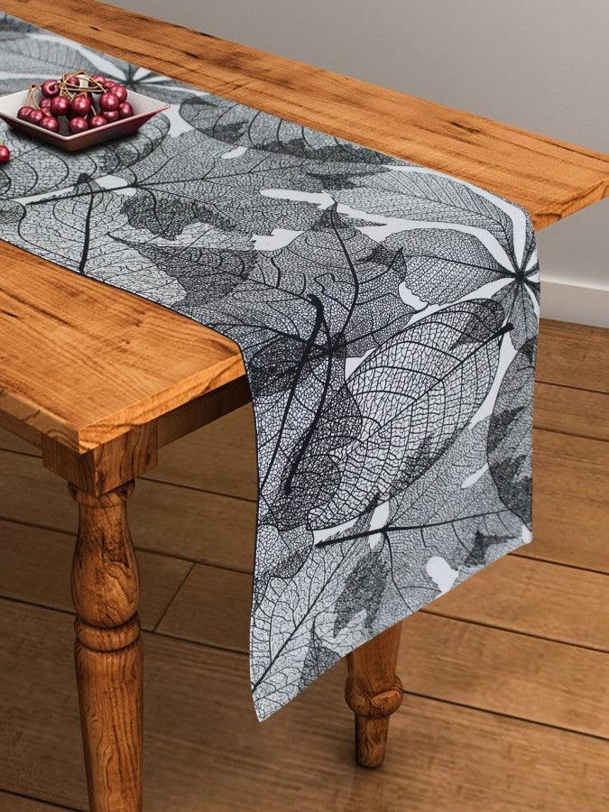 Cotton Palm Leaf Table Runner