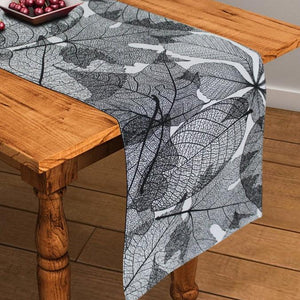 Cotton Palm Leaf 152cm Length Table Runner Pack Of 1 freeshipping - Airwill