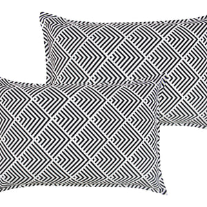 Cotton Diamond Check Pillow Covers Pack Of 2 freeshipping - Airwill