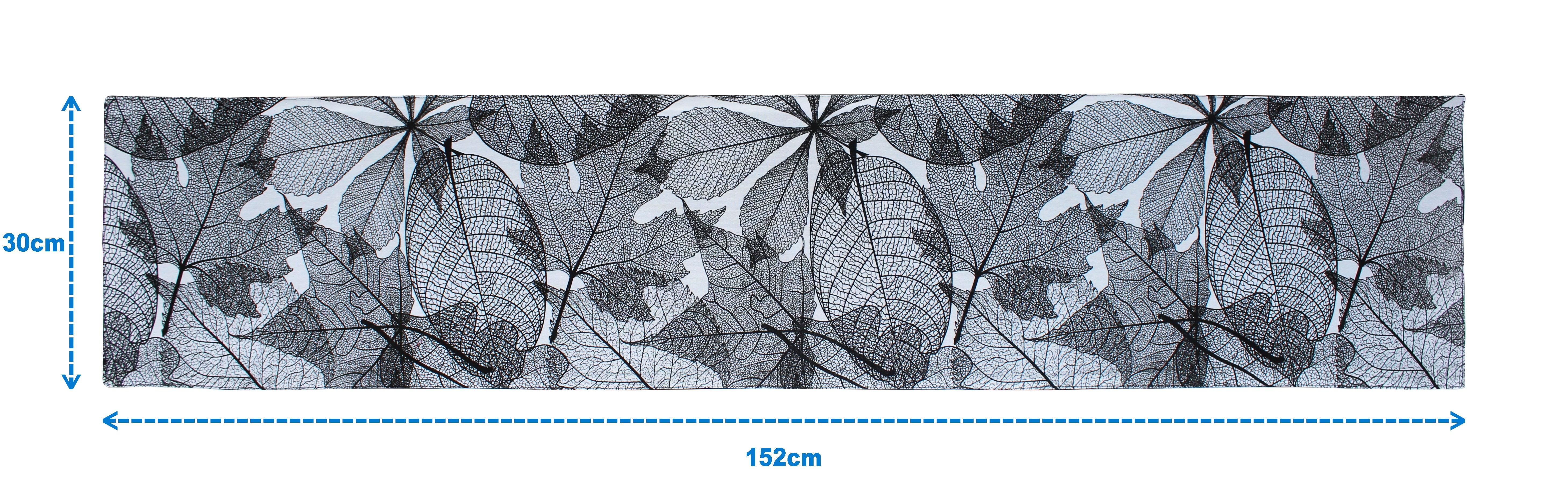 Cotton Palm Leaf Table Runner