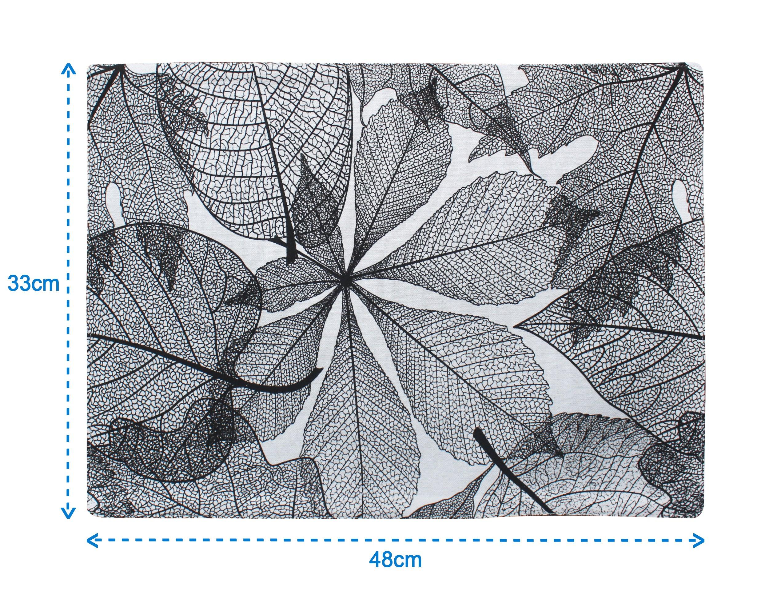 Cotton Palm Leaf Table Placemats Pack Of 4