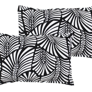 Cotton Black Zebra Pillow Covers Pack Of 2 freeshipping - Airwill