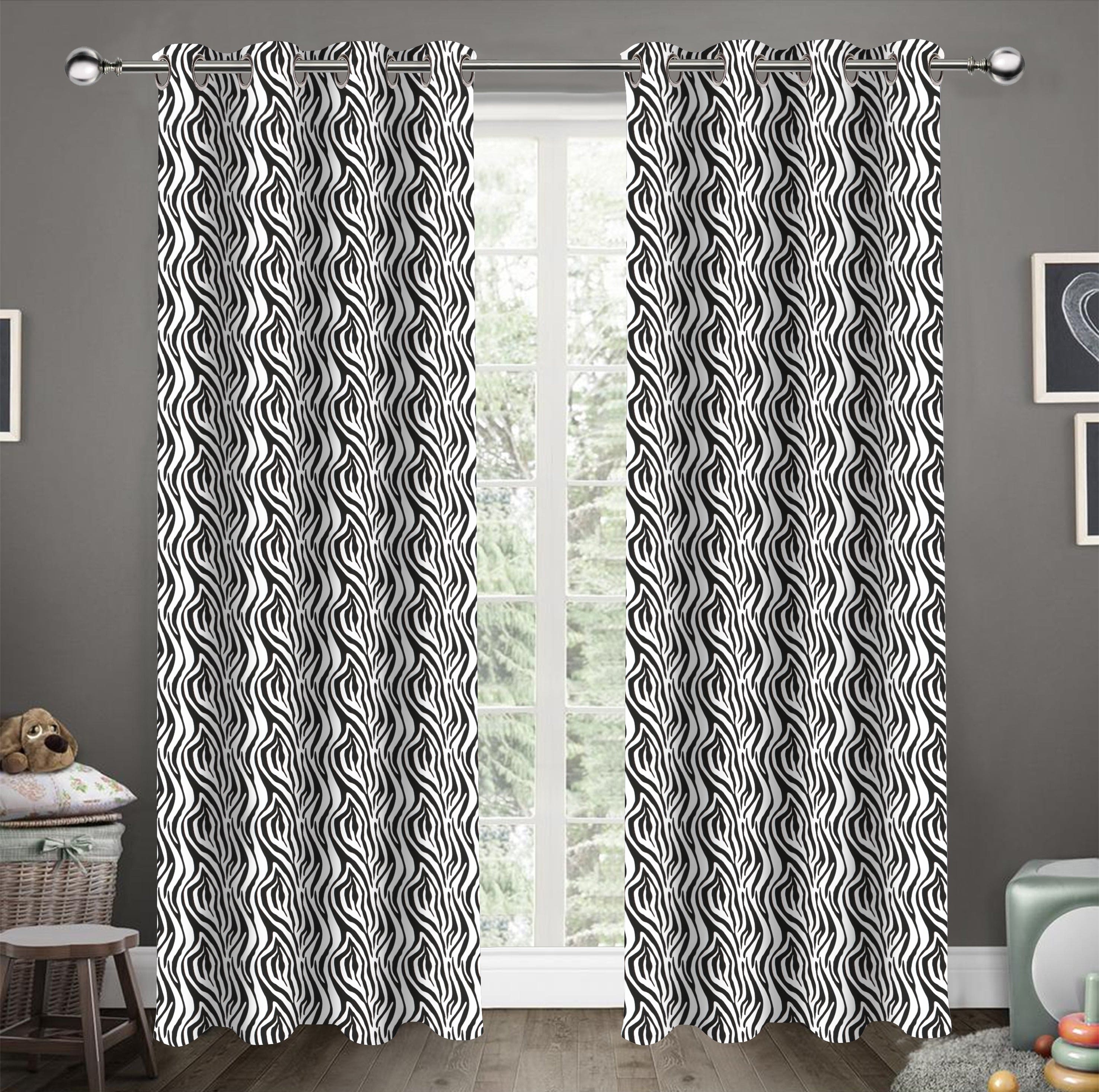 Cotton Tree Cave Long 9ft Door Curtains Pack Of 2