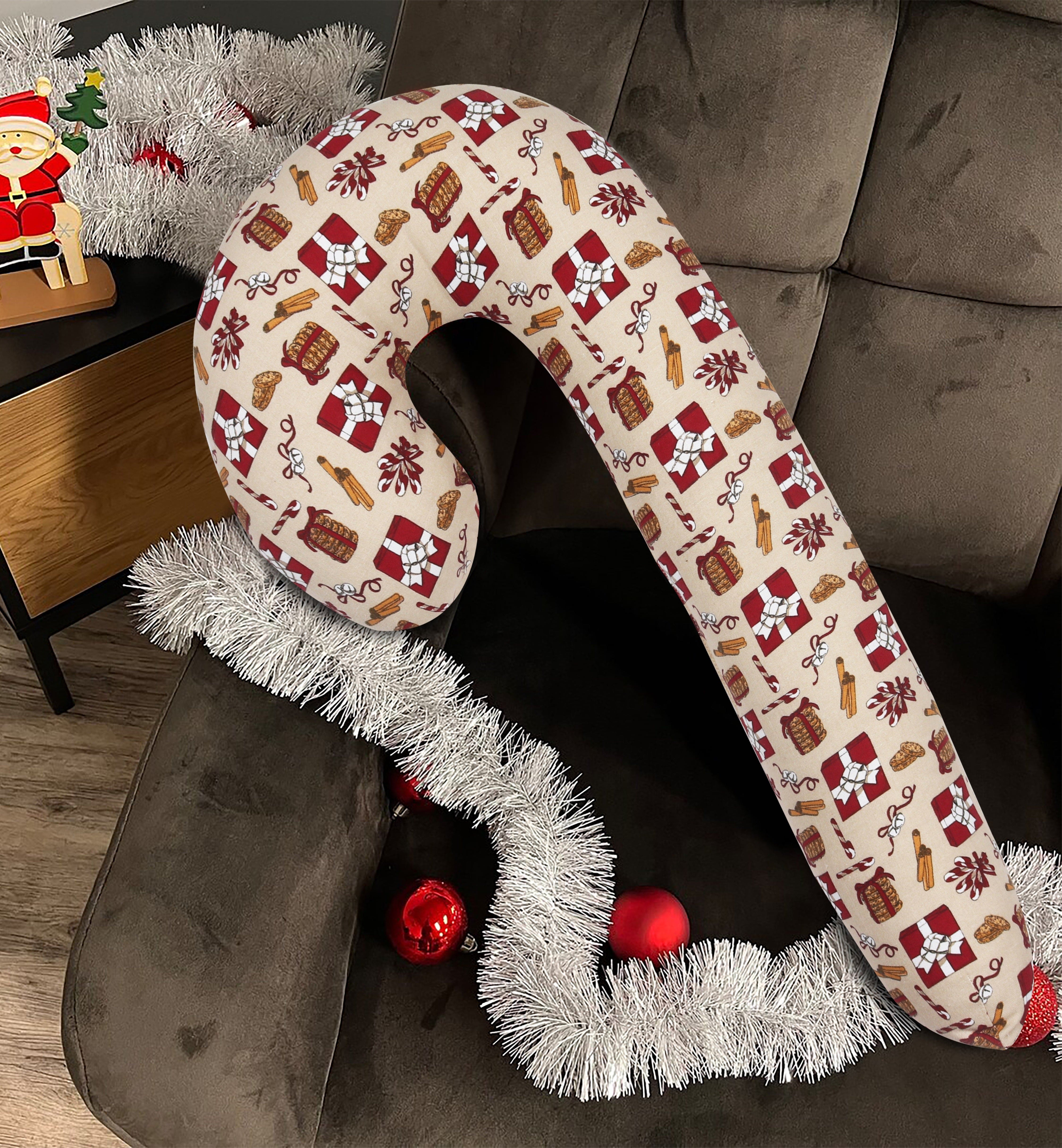 Cotton Christmas Small Gift Designed, Bell / Candy / Star / Tree Shaped Cushion with Recron Filled