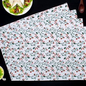 Cotton Kathambari Leaf Placemats Pack of 4 freeshipping - Airwill