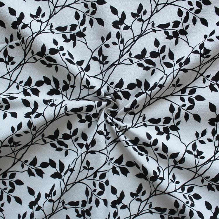 Cotton Small Leaf Pillow Covers Pack Of 2