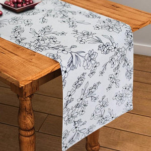 Cotton Pencil Flower 152cm Length Table Runner Pack Of 1 freeshipping - Airwill
