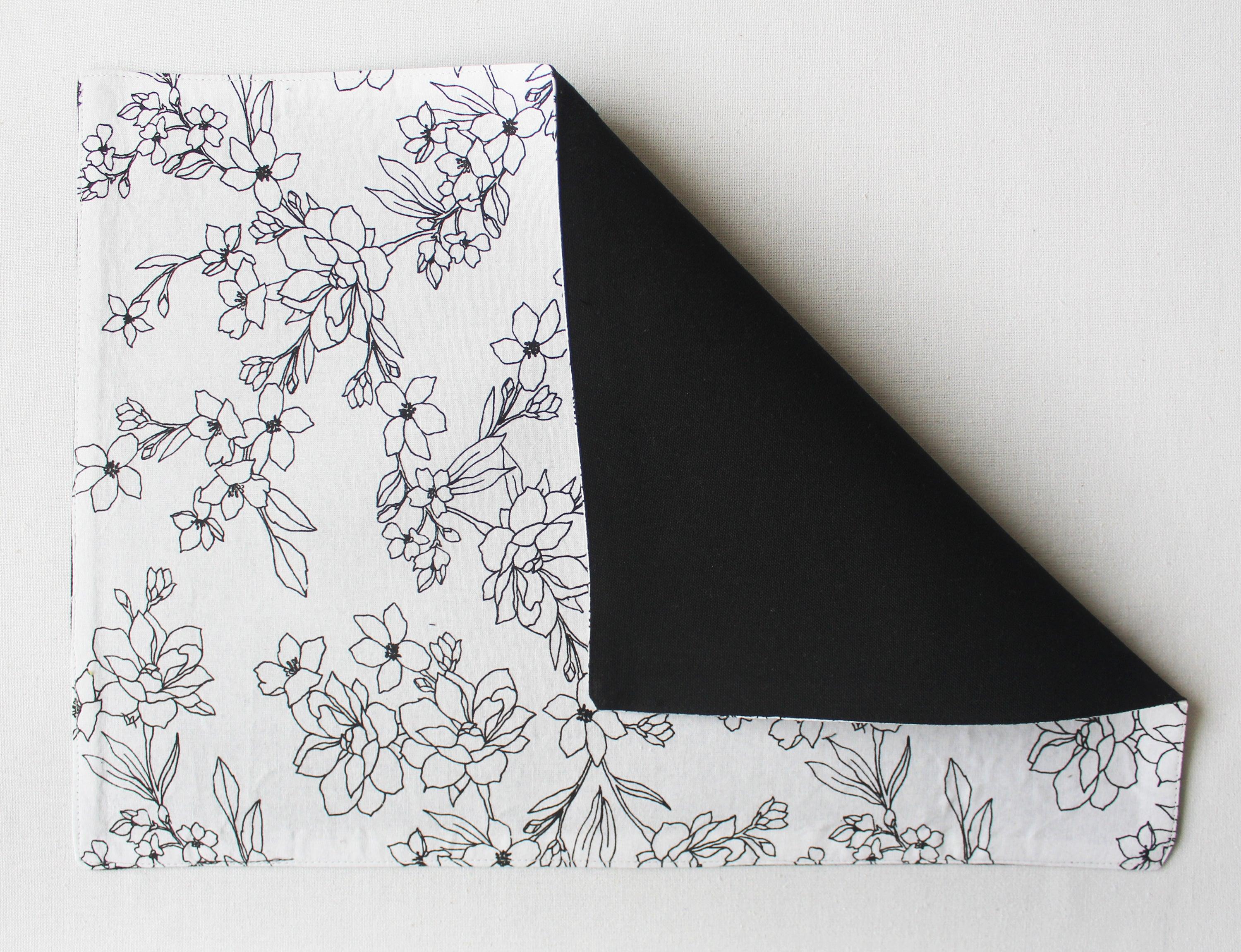 Cotton Pencil Flower Table Placemats Pack Of 4