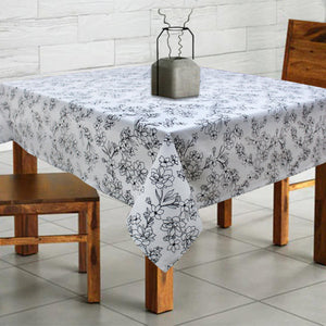Cotton Pencil Flower 2 Seater Table Cloths Pack Of 1 freeshipping - Airwill