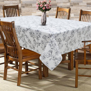 Cotton Pencil Flower 6 Seater Table Cloths Pack Of 1 freeshipping - Airwill