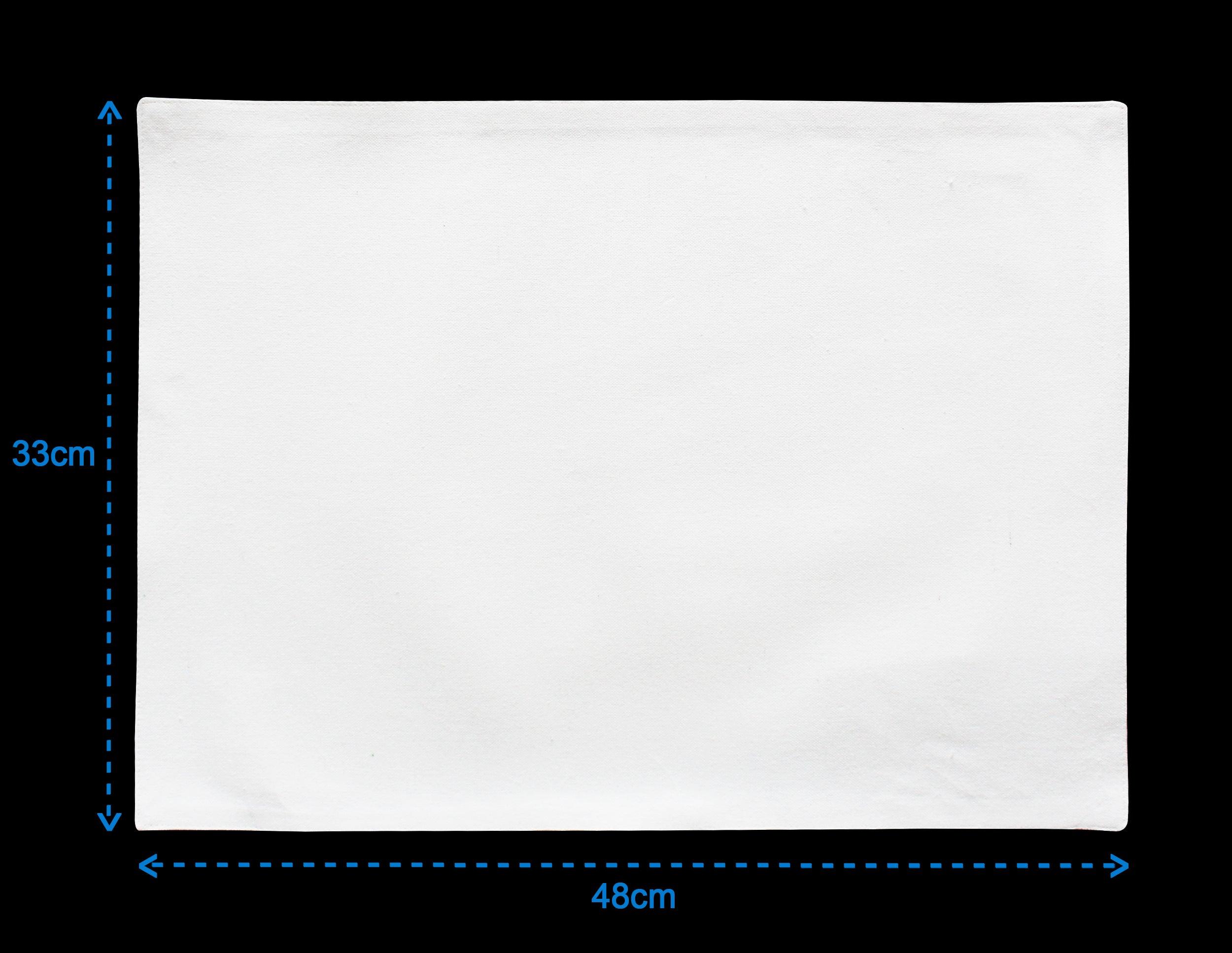 Cotton Solid White Table Placemats Pack Of 4