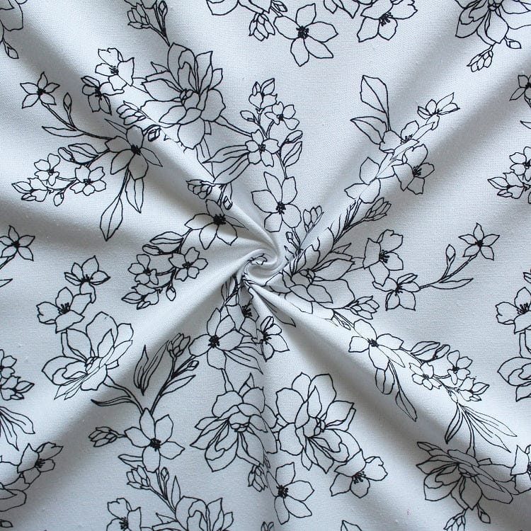 Cotton Pencil Flower 8 Seater Table Cloths
