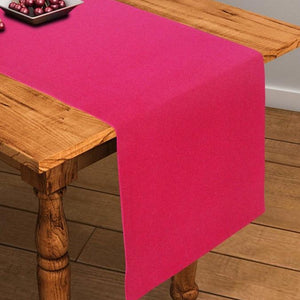 Cotton Solid Rose 152cm Length Table Runner Pack Of 1 freeshipping - Airwill