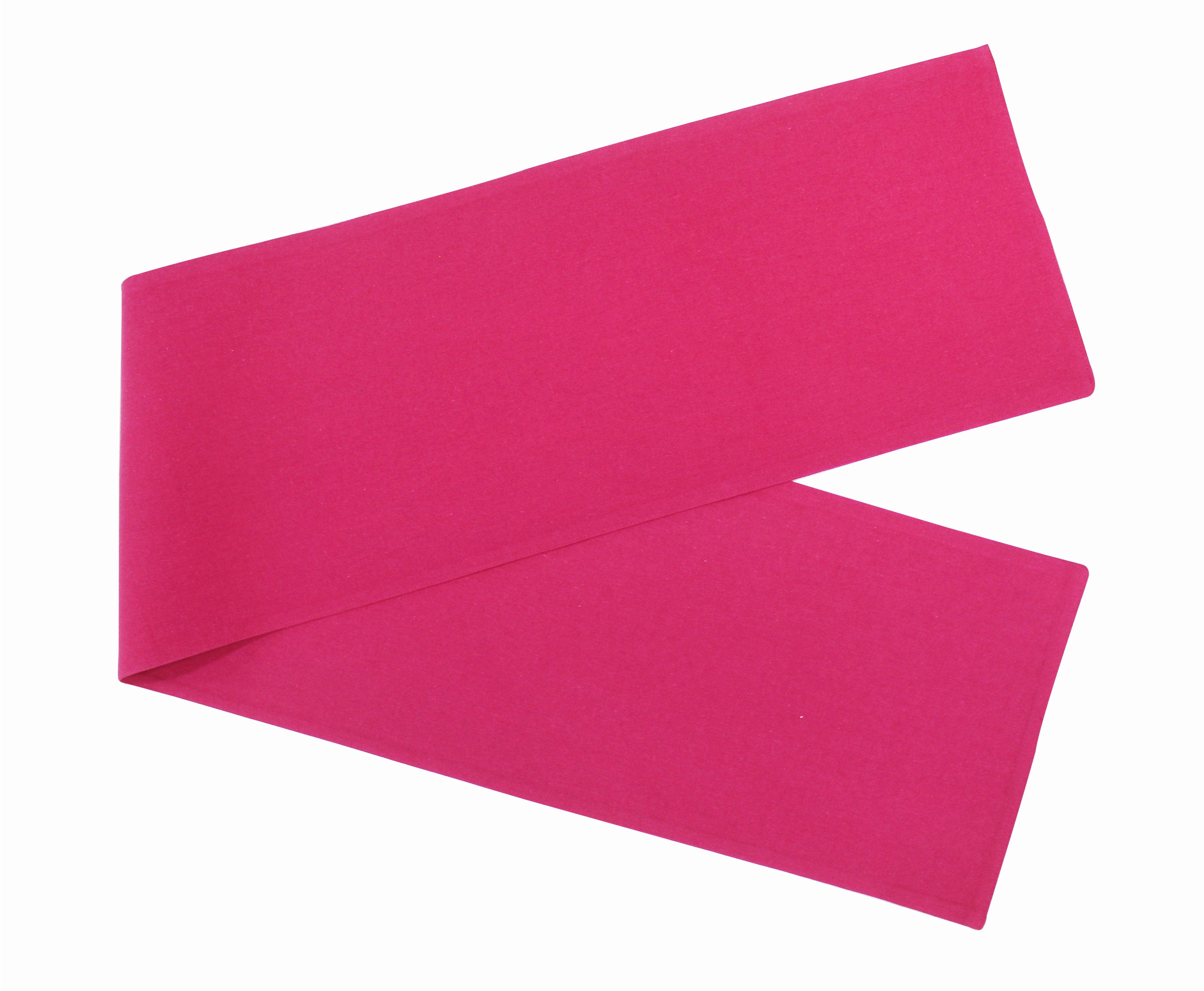 Cotton Solid Rose Table Runner