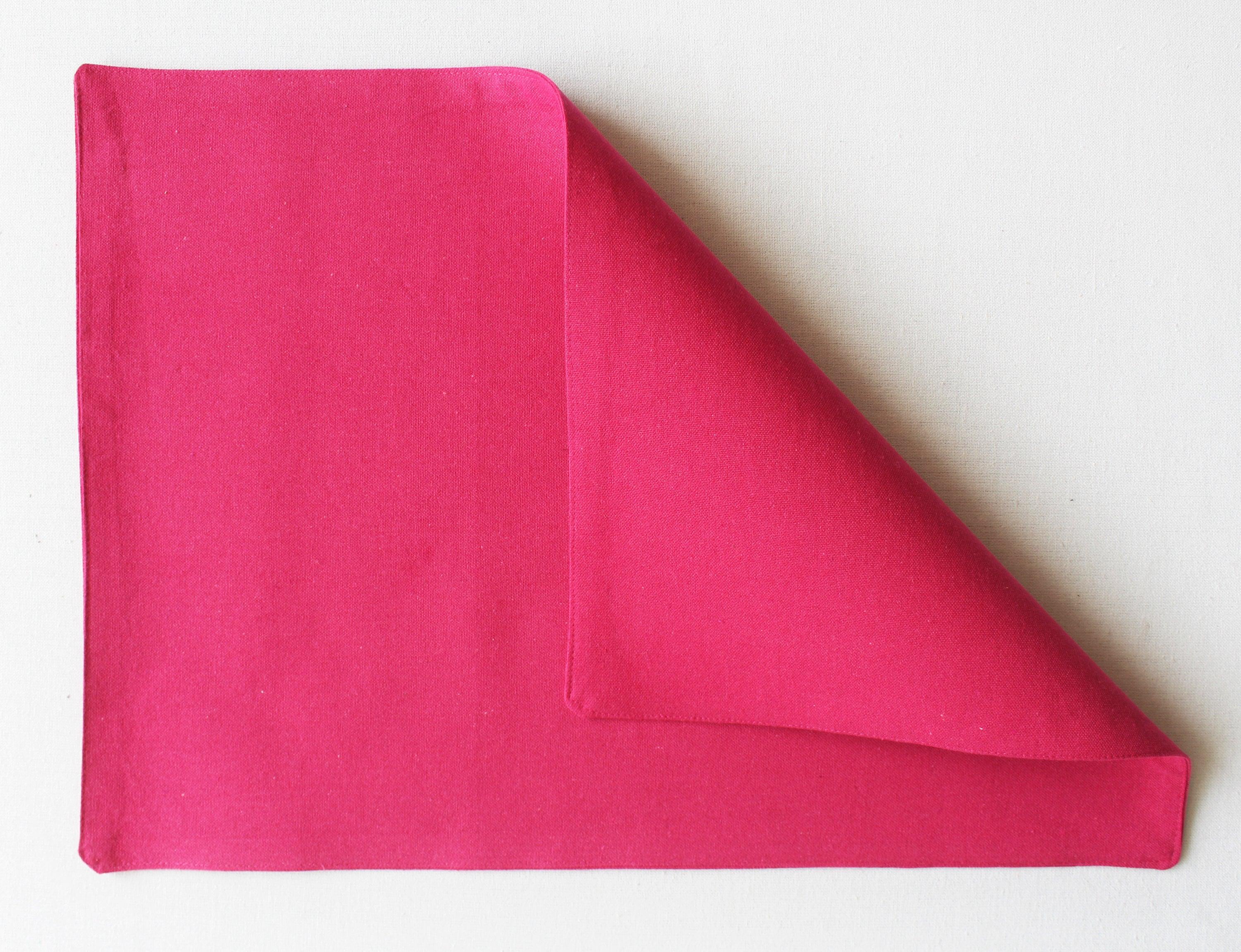 Cotton Solid Rose Table Placemats Pack Of 4