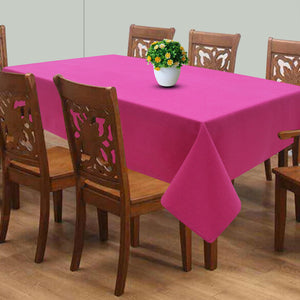 Cotton Solid Rose 8 Seater Table Cloths Pack Of 1 freeshipping - Airwill
