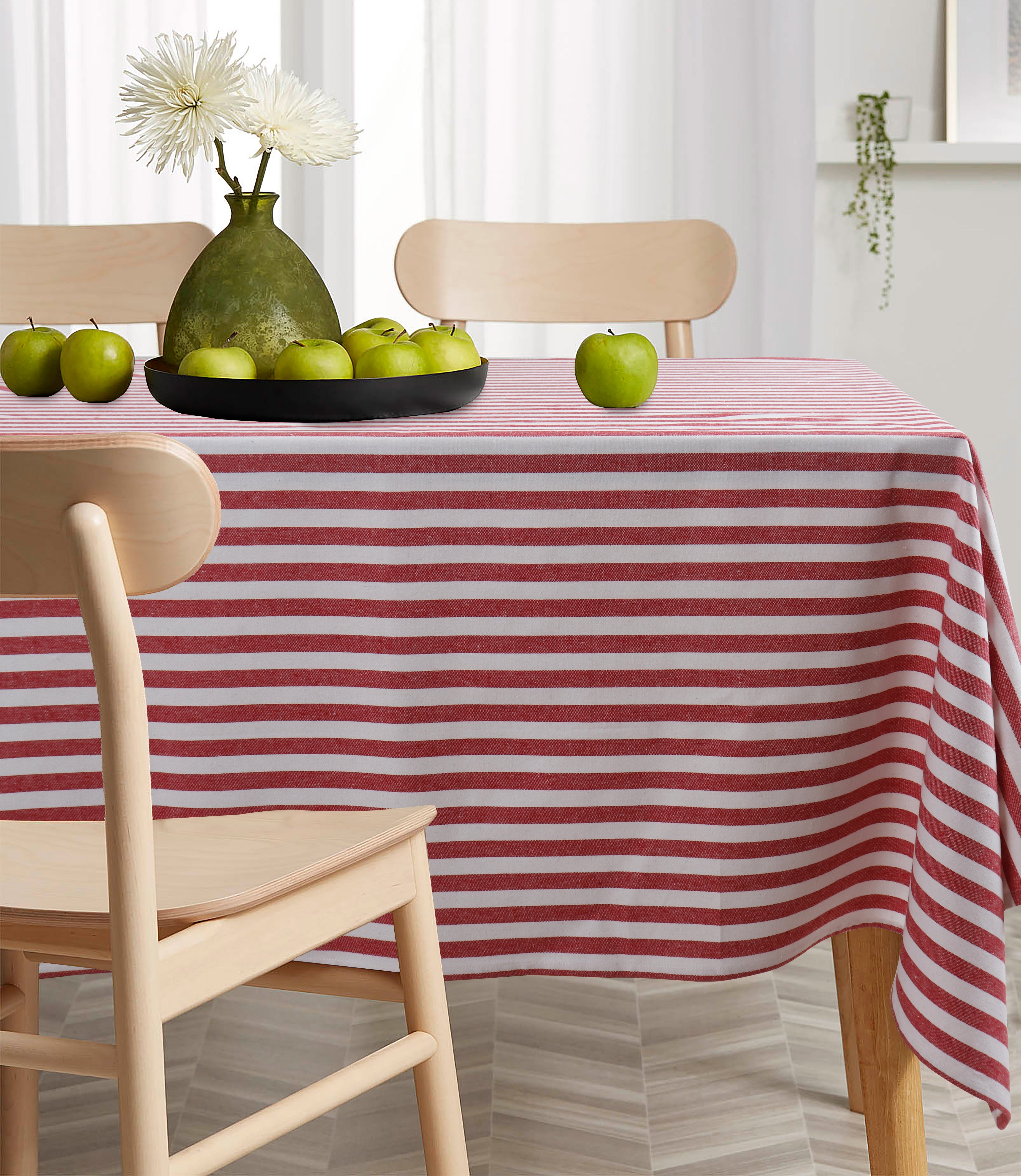 Cotton Candy Stripe 8 Seater Table Cloths