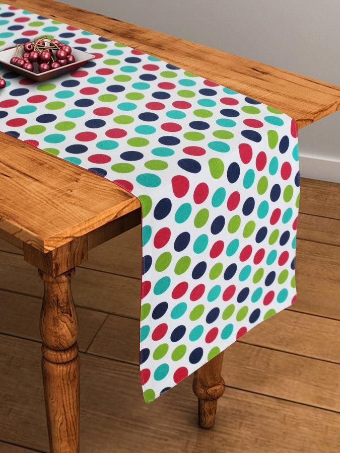 Cotton Singer Dot Table Runner