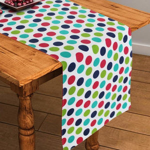 Cotton Singer Dot 152cm Length Table Runner Pack Of 1 freeshipping - Airwill