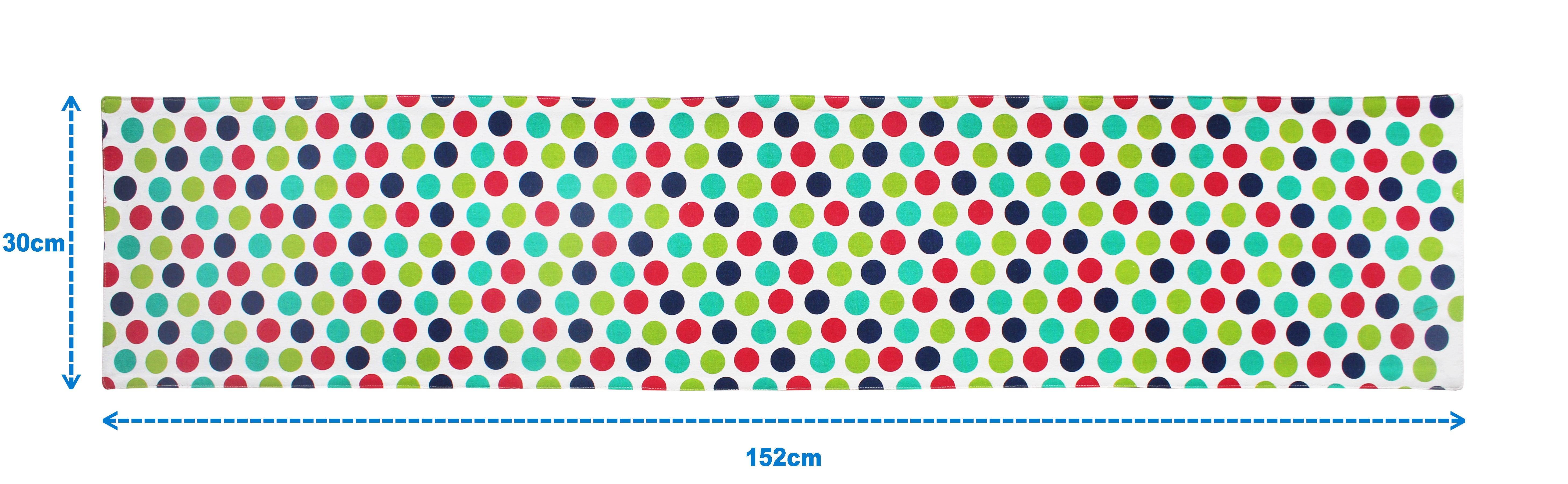 Cotton Singer Dot Table Runner