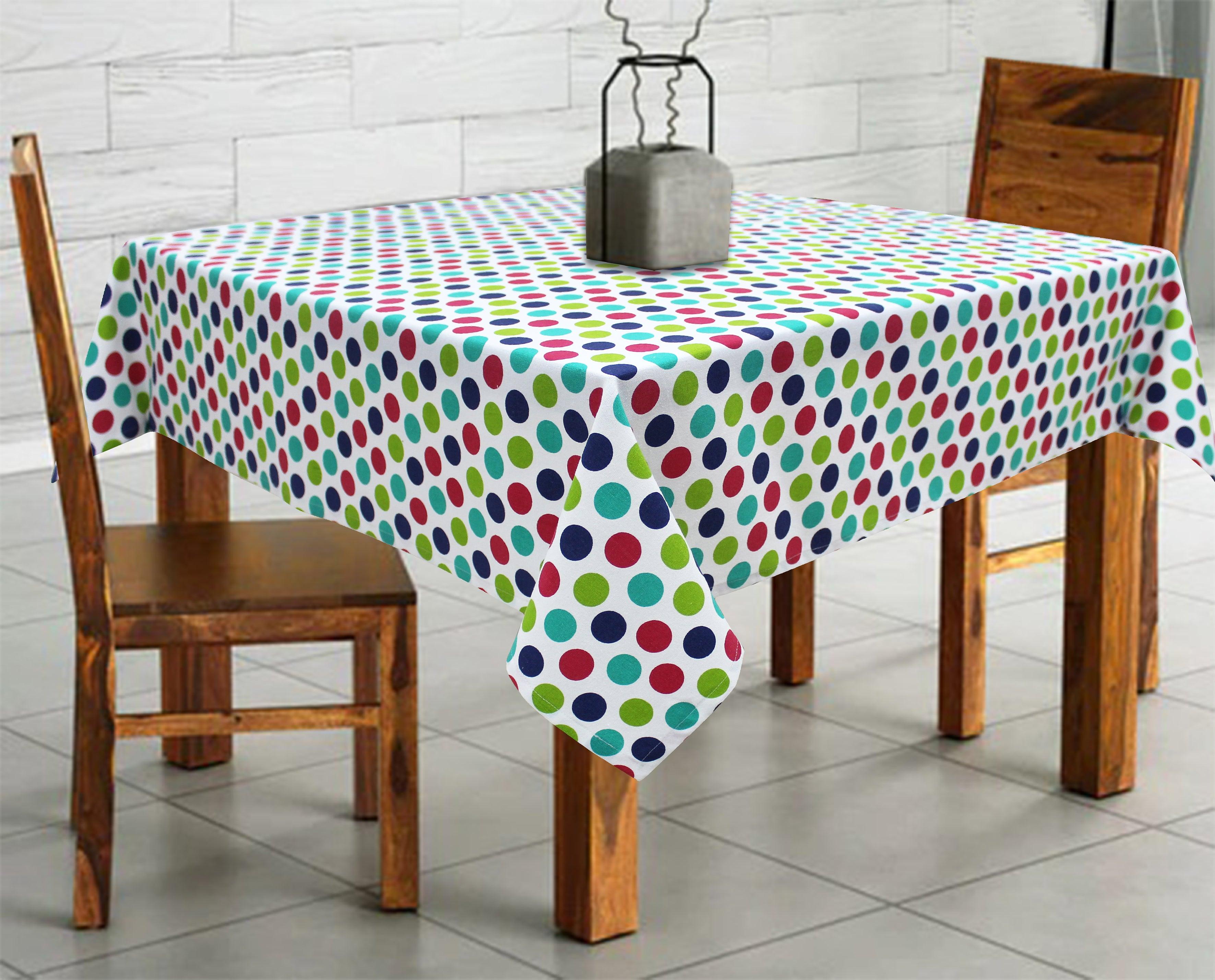 Cotton Singer Dot 2 Seaters Table Cloths