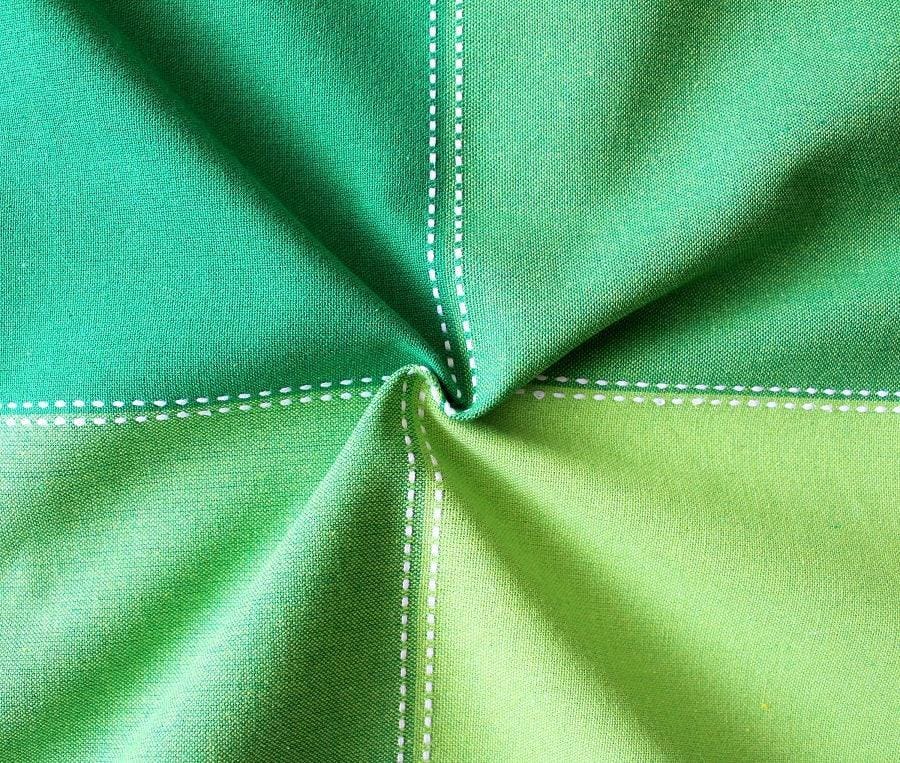 Cotton 4 Way Dobby Green 2 Seaters Table Cloths