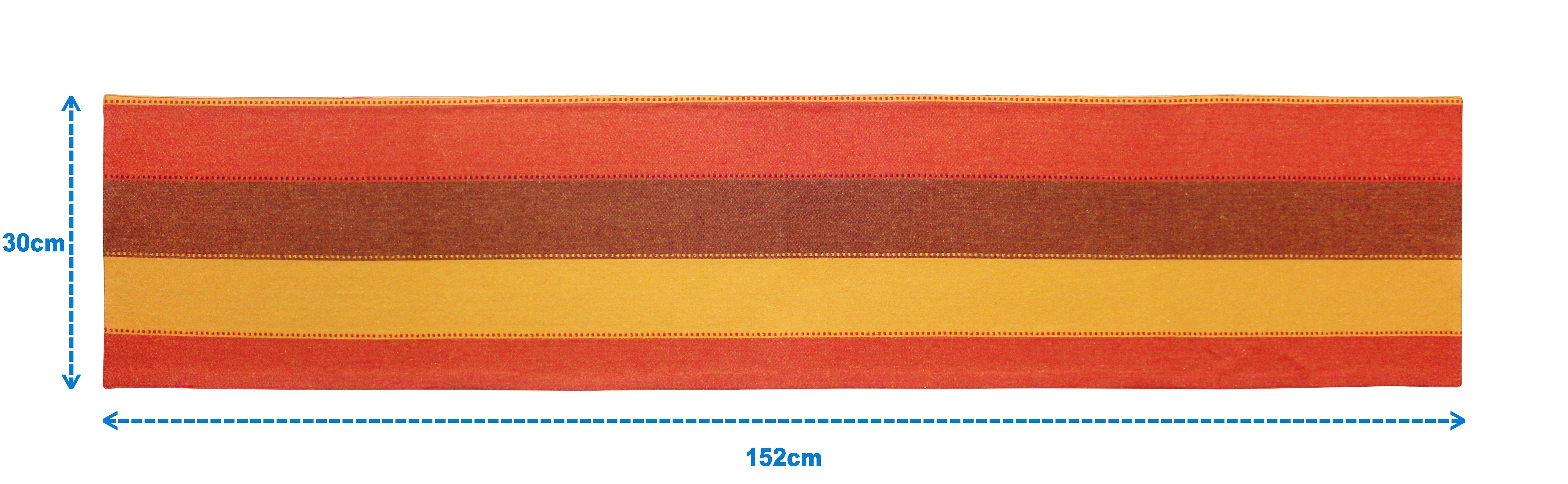 Cotton Dobby Stripe Table Runner