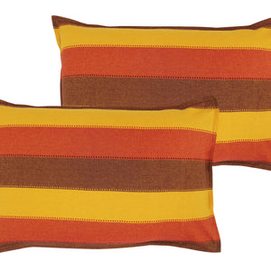 Cotton Dobby Stripe Pillow Covers Pack Of 2 freeshipping - Airwill