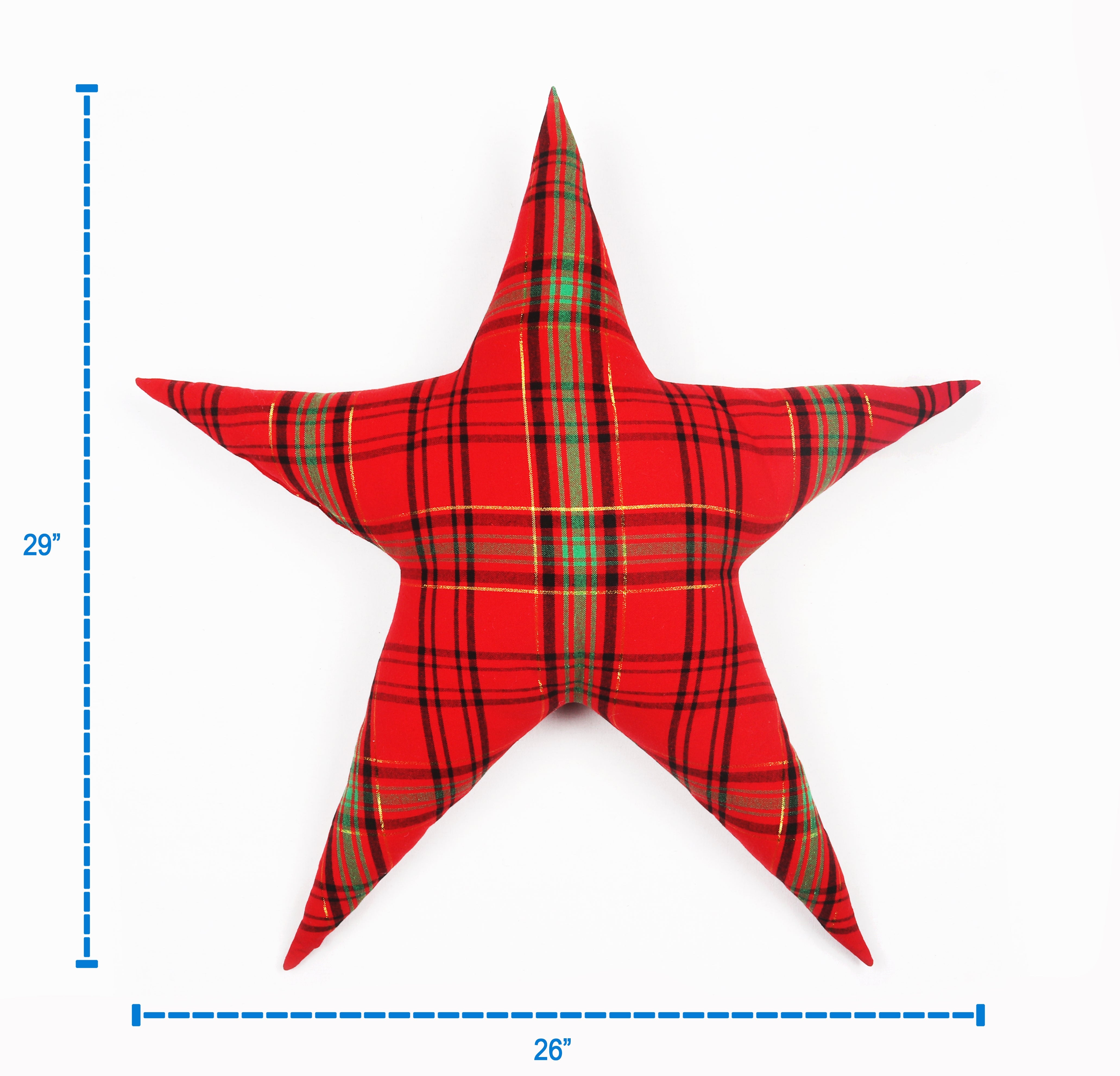 Buy Cotton Christmas Sentiment Cushions Tree, Star, Bell, Candy