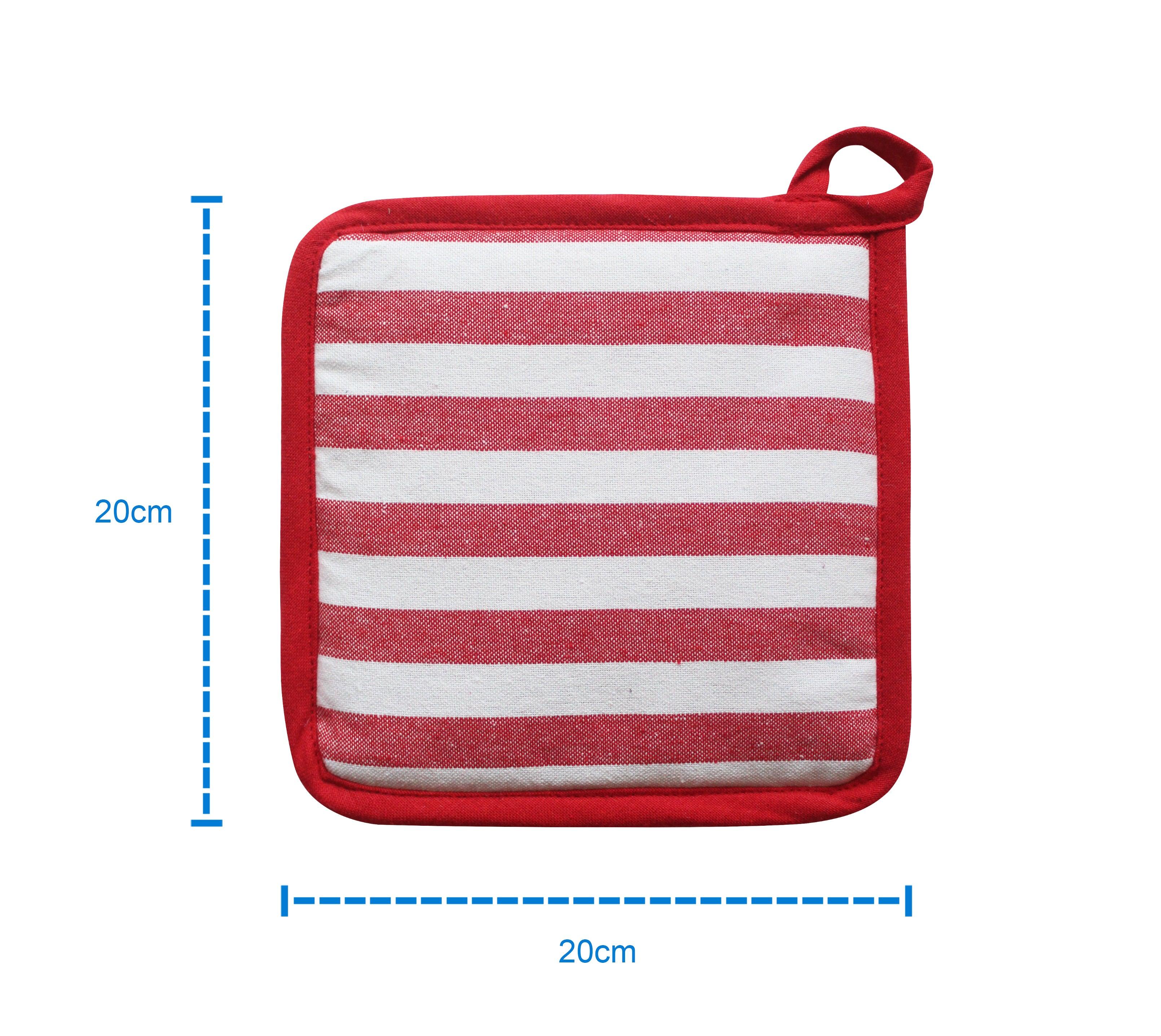 Cotton Candy Stripe Pot Holders Pack of 3