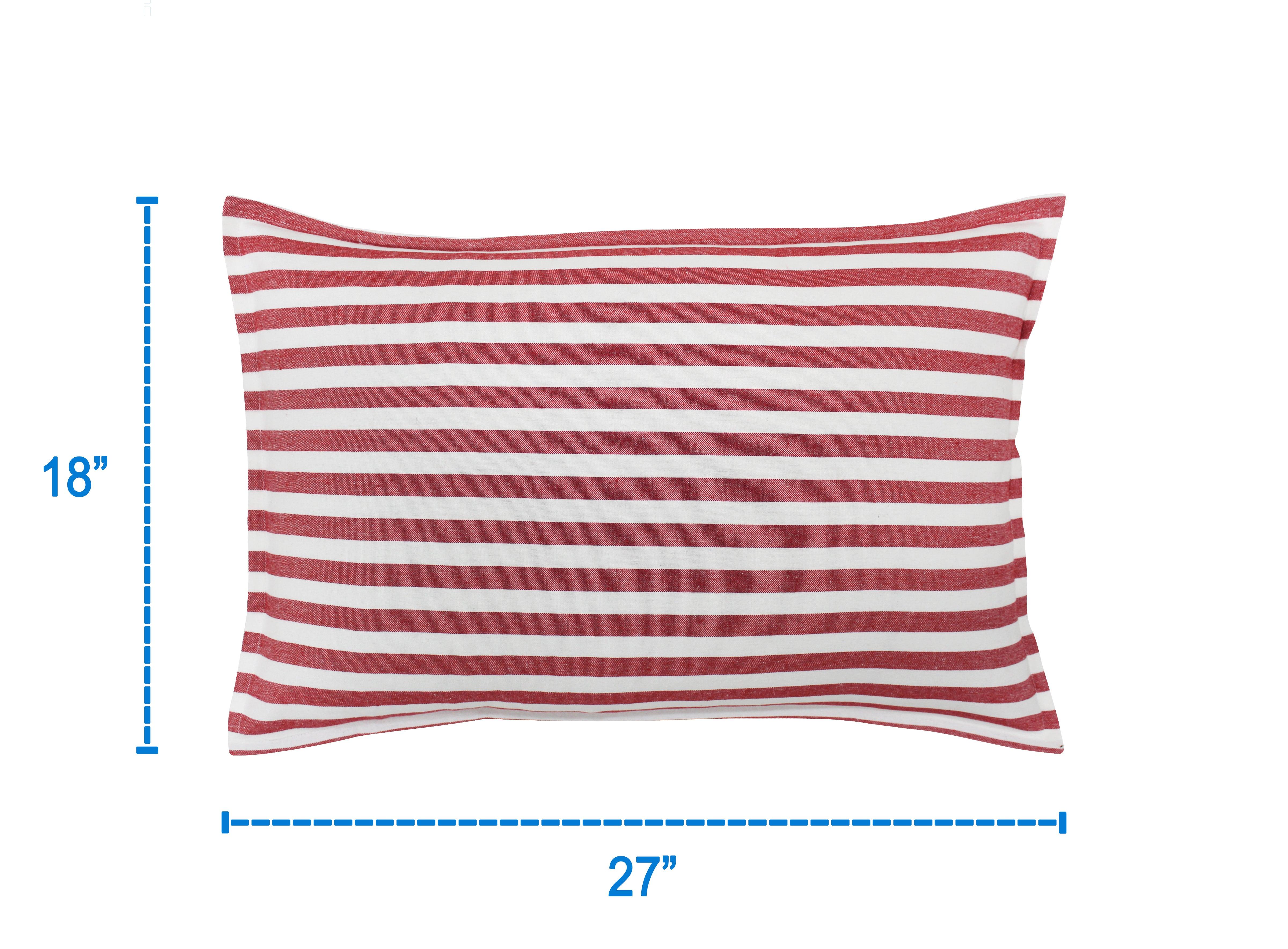 Cotton Candy Stripe Pillow Covers Pack Of 2