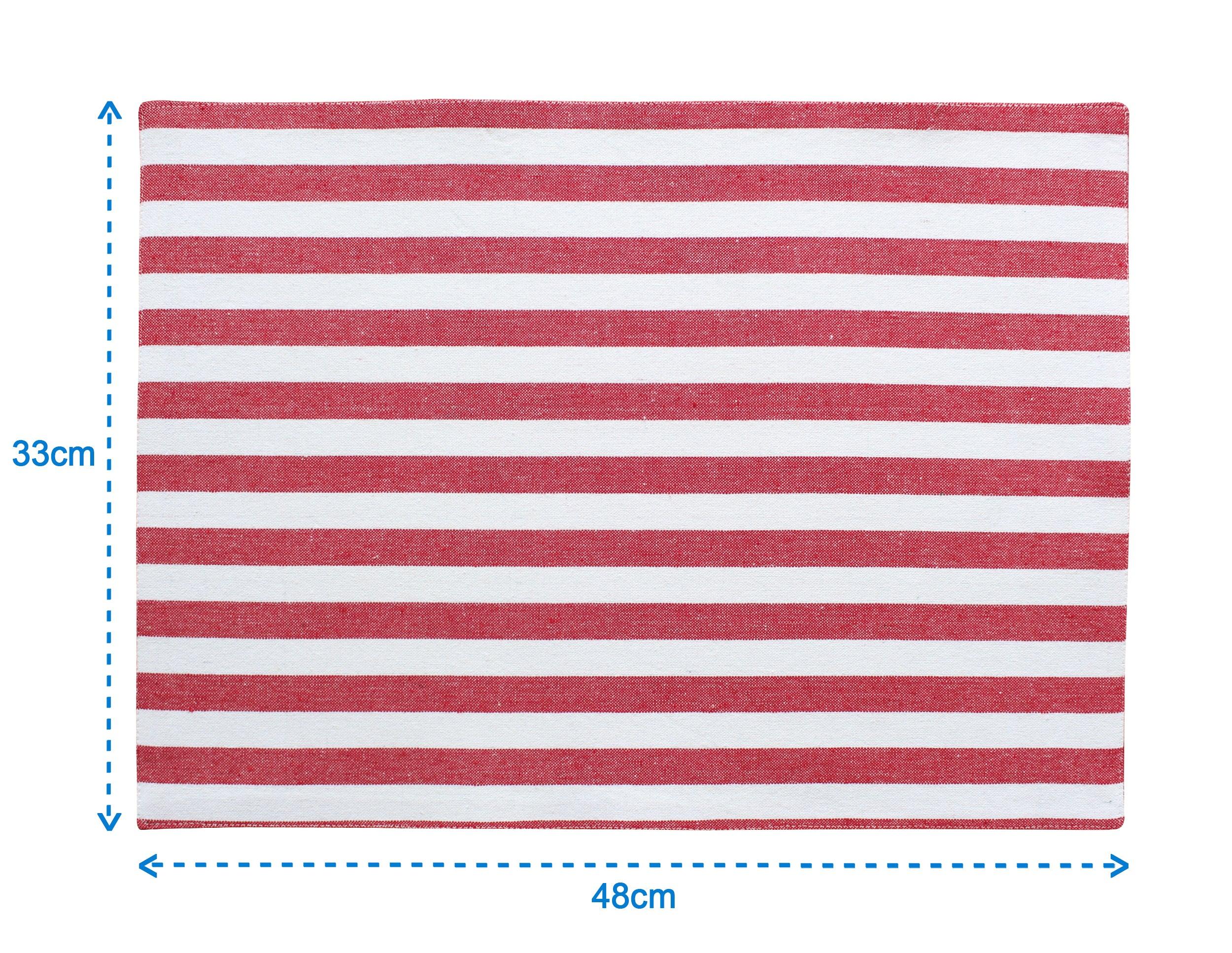 Cotton Candy Stripe Placemats Pack of 4