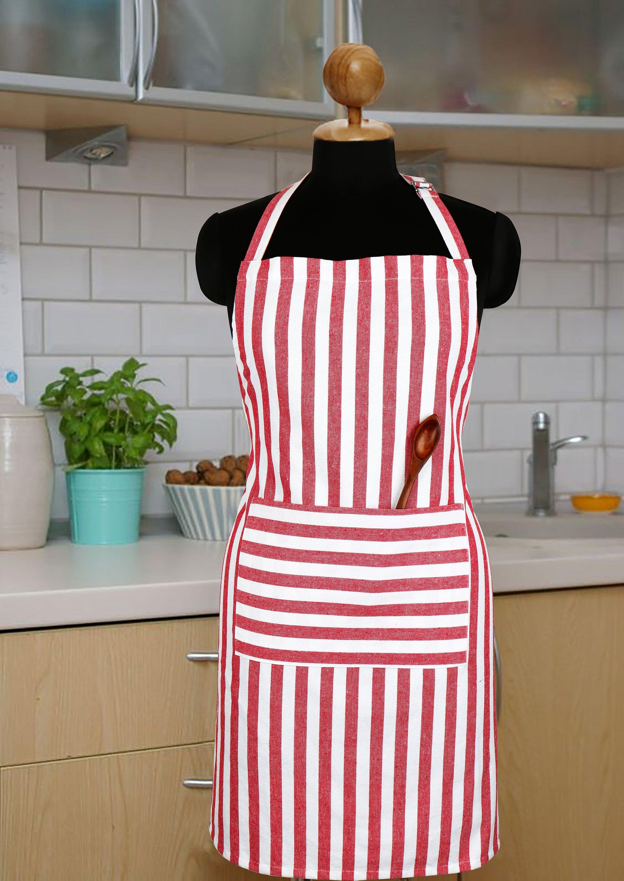 Cotton Candy Stripe Free Size Apron