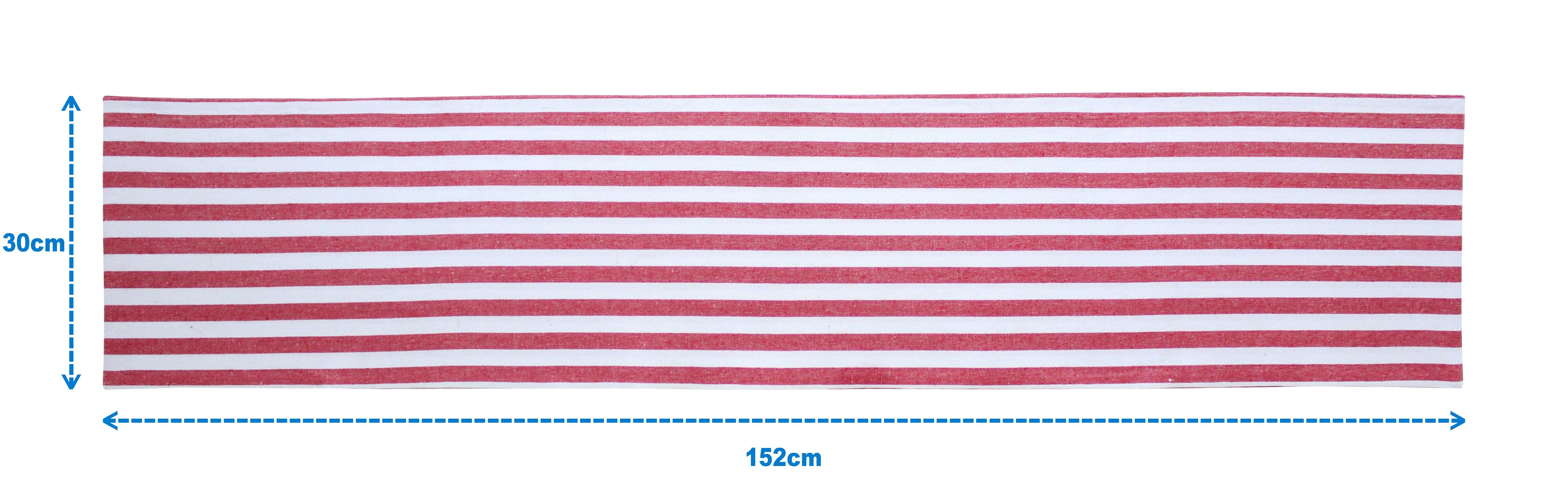 Cotton Candy Stripe Table Runner