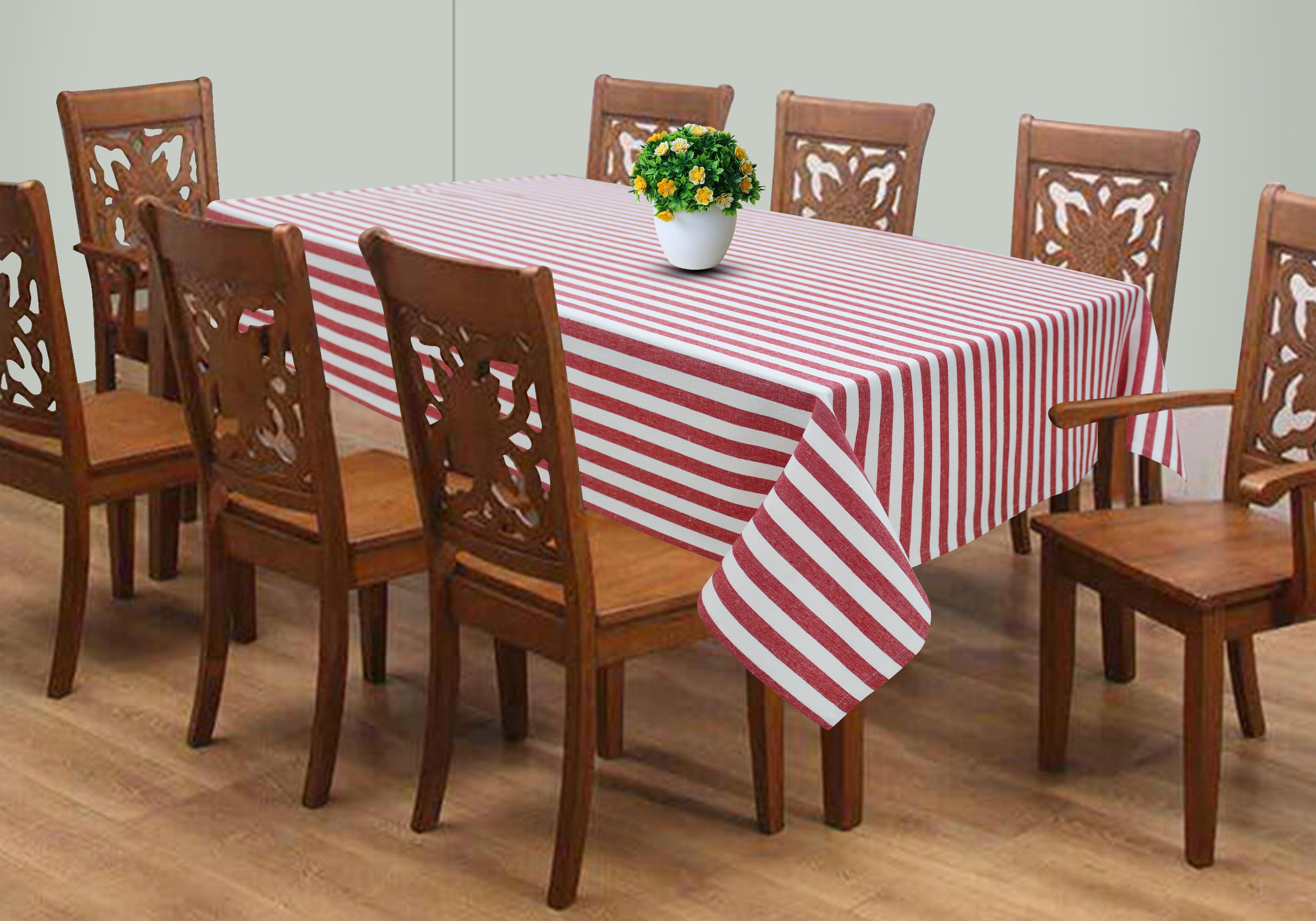 Cotton Candy Stripe 8 Seater Table Cloths