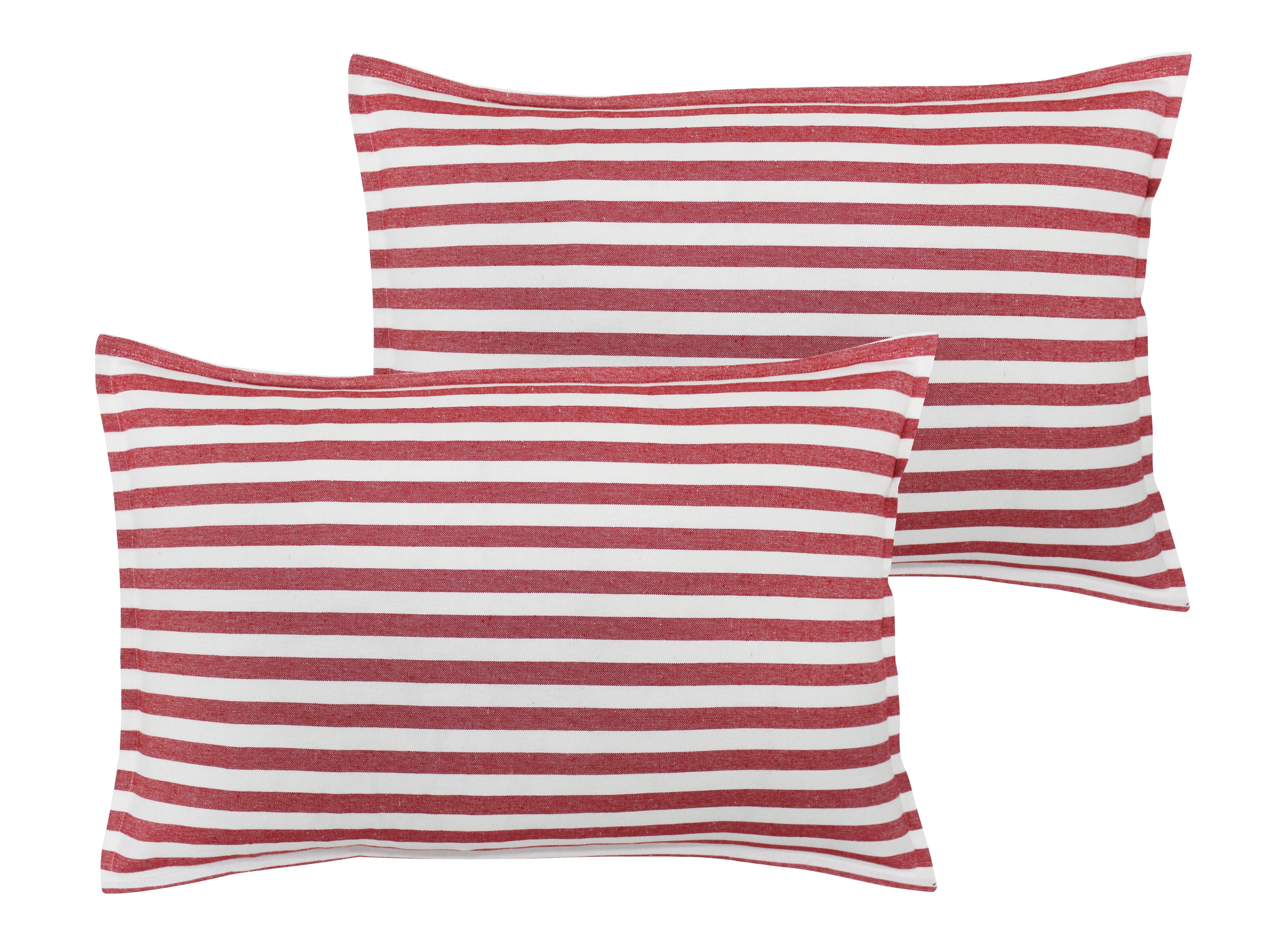 Cotton Candy Stripe Pillow Covers Pack Of 2