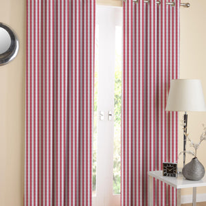 Cotton Candy Stripe Long 9ft Door Curtains Pack Of 2 freeshipping - Airwill