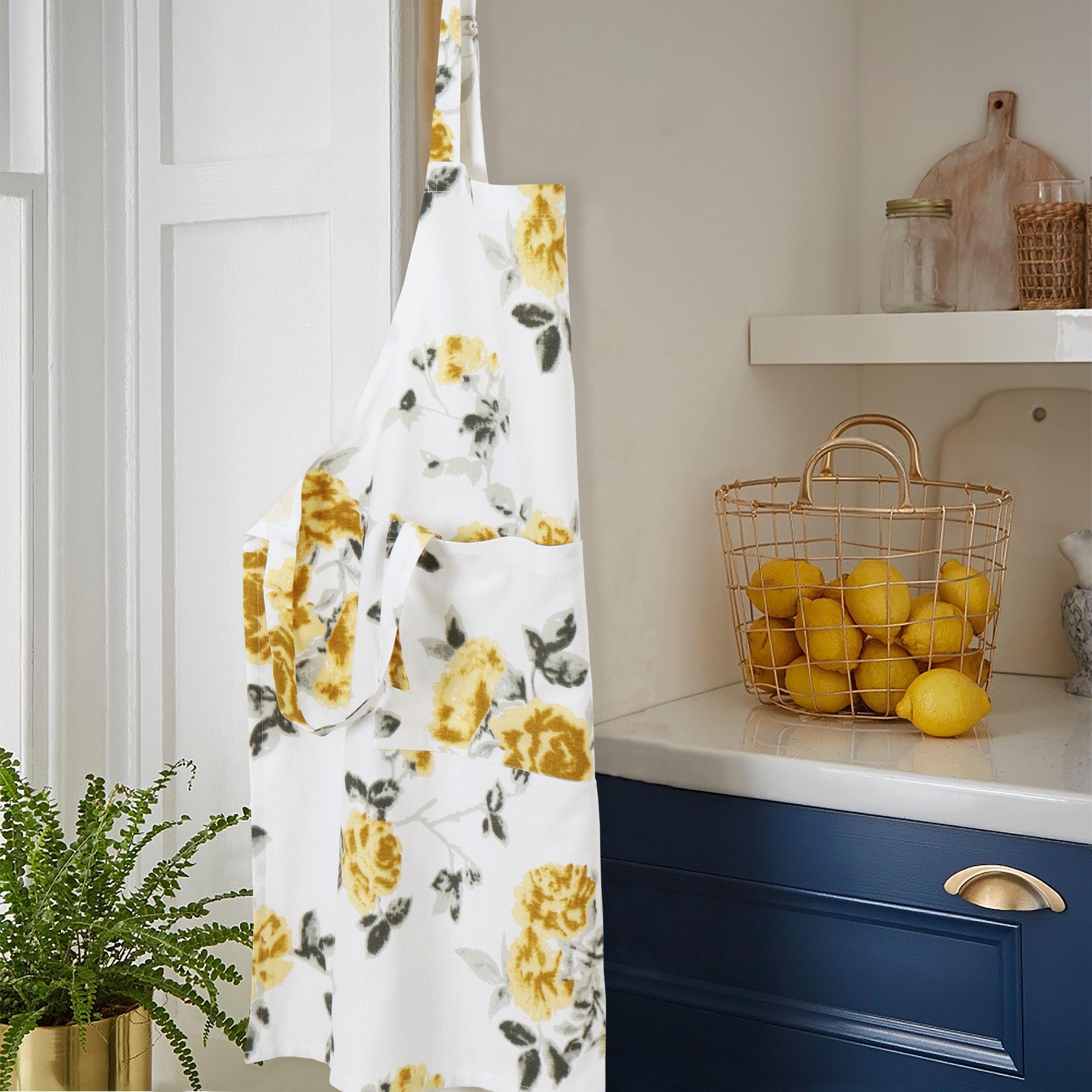 Cotton Elan Flower Free Size Apron