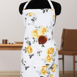 Cotton Elan Flower Free Size Apron Pack of 1 freeshipping - Airwill