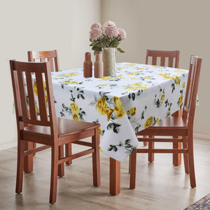 Cotton Elan Flower 4 Seater Table Cloths Pack of 1 freeshipping - Airwill
