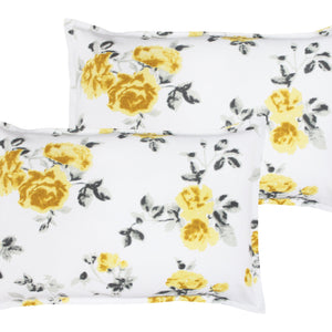 Cotton Elan Flower Pillow Covers Pack Of 2 freeshipping - Airwill