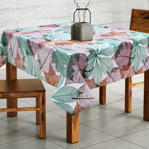 Cotton Vein Leaf 2 Seater Table Cloths Pack of 1 freeshipping - Airwill