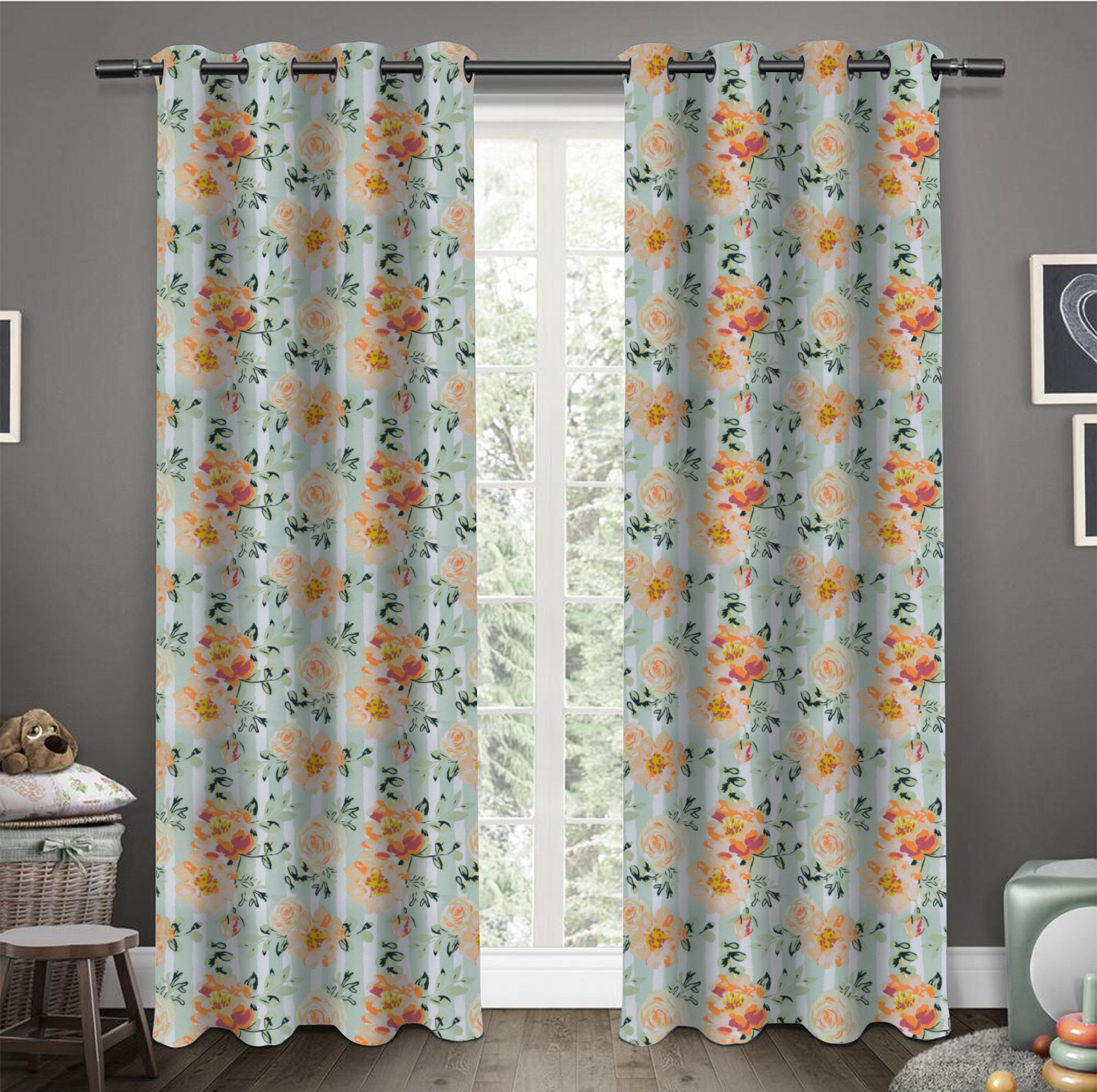 Cotton Stella 7ft Door Curtains Pack Of 2
