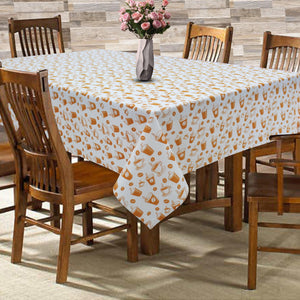 Cotton Cold Coffee 6 Seater Table Cloths Pack of 1 freeshipping - Airwill