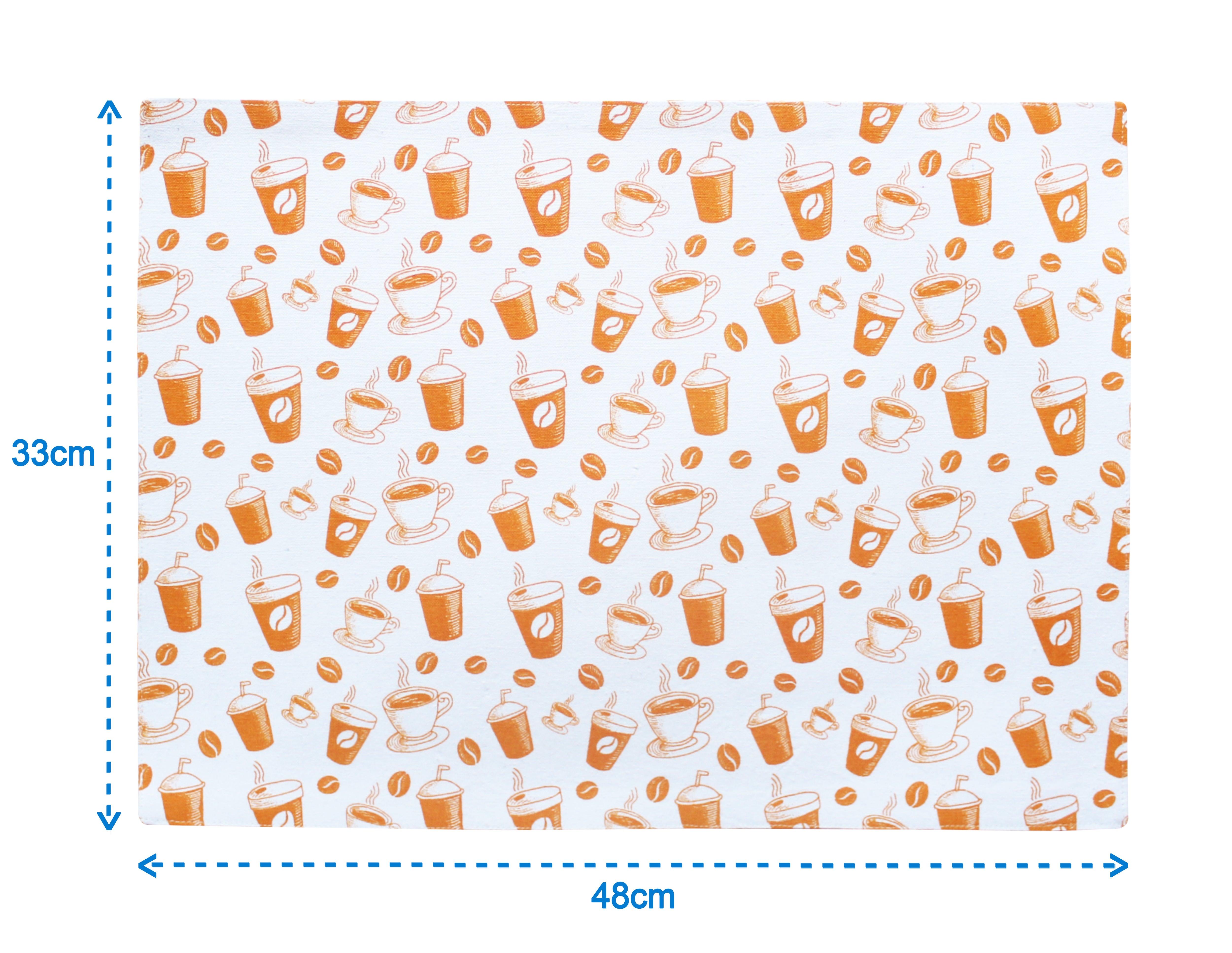 Cotton Cold Coffee Placemats Pack of 4