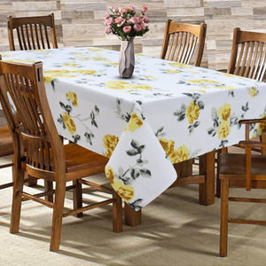 Cotton Elan Flower 6 Seater Table Cloths Pack of 1 freeshipping - Airwill