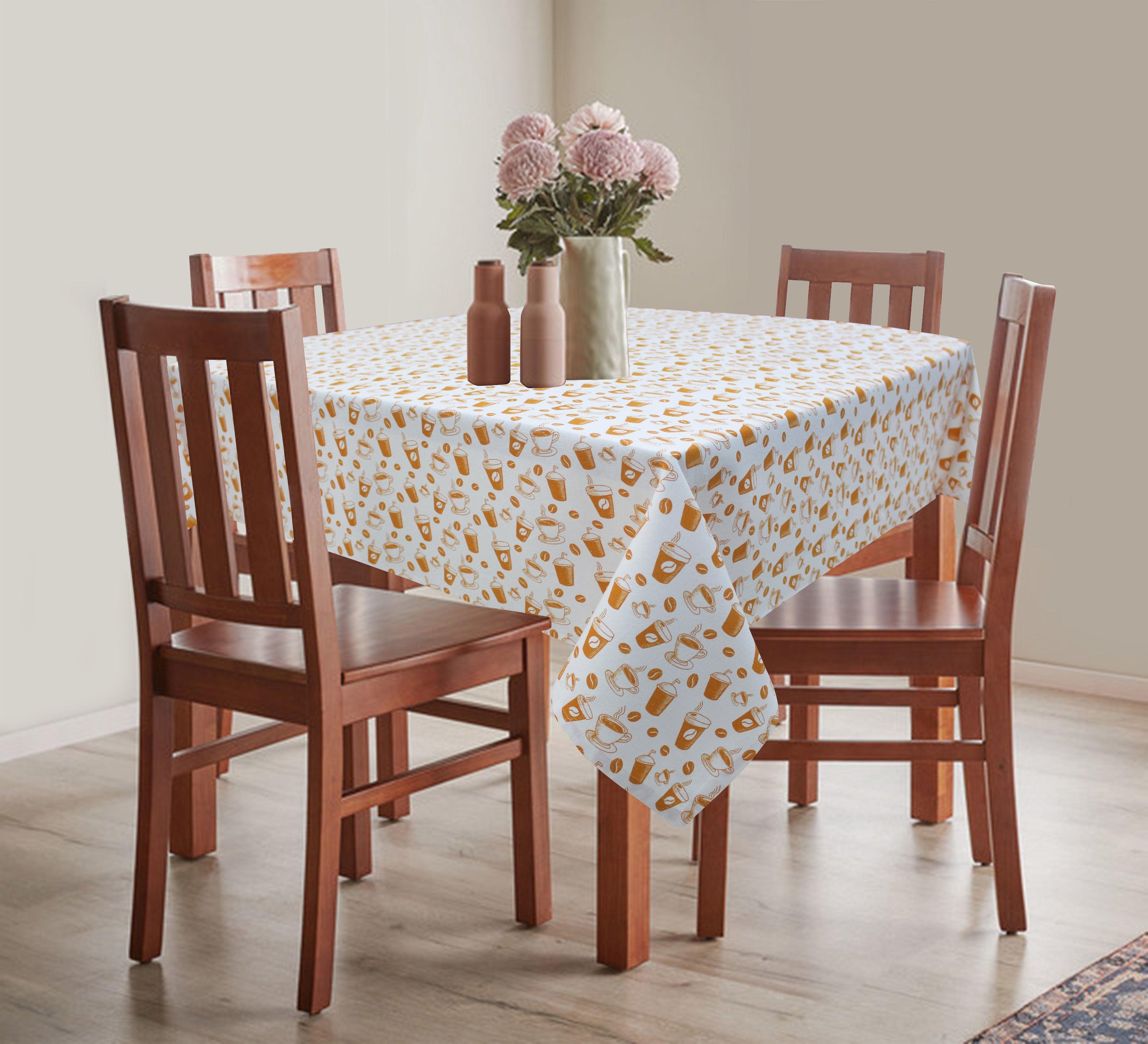 Cotton Cold Coffee 4 Seater Table Cloths