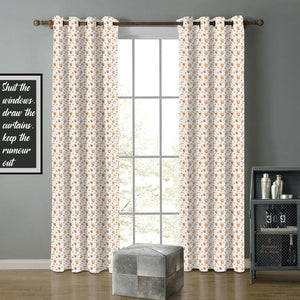 Cotton Cold Coffee 7ft Door Curtains Pack Of 2 freeshipping - Airwill