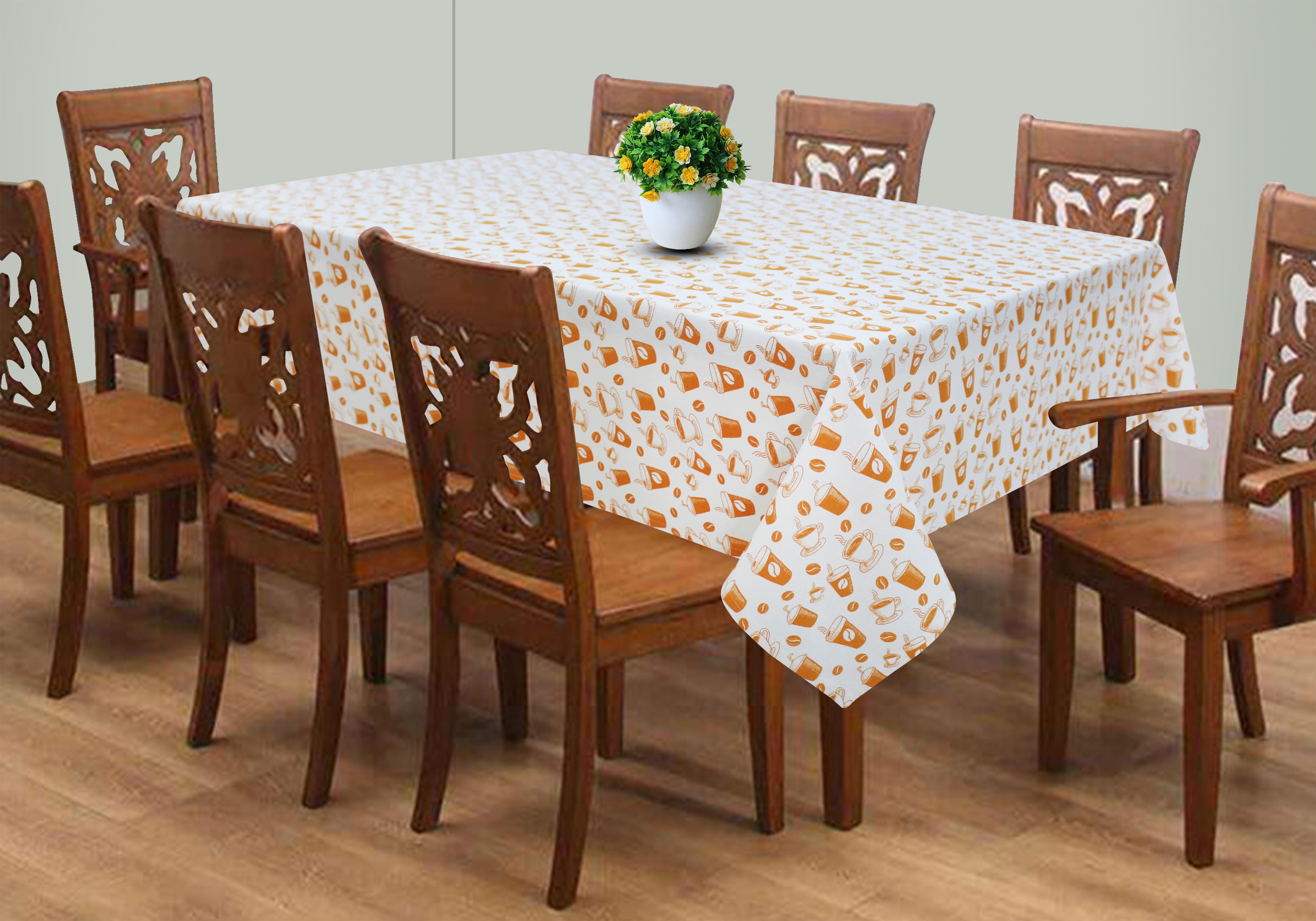 Cotton Cold Coffee 8 Seater Table Cloths